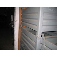 Stacking containers MES42 painted 1200 mm x 1000 mm x 600mm, without flap